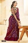 Vyanjana Vol 14 By Vallabhi Prints Shimmer Georgette With  Leheriya Print Saree Online Wholesale